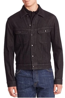 Chaqueta Denim 800$ Ralph Lauren Etiqueta Púrpura Talla XL Hecha en Italia Foto 1 de 4