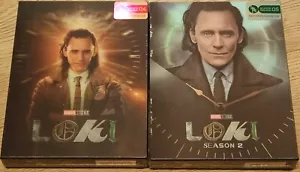 Blufans Premium Loki Season 1 & 2 Steelbook Double Lenticular BEIDE NEU! DISCLESS - Bild 1 von 6