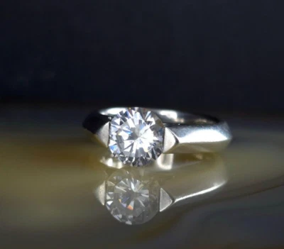 Ring Silber 925 Zirkonia Solitär 17,4 mm Viventy - modern & herrlich funkelnd - Bild 1 von 4