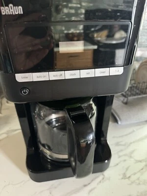 Braun (KF 7000) Black BrewSense Automatic 12-Cup Drip Coffee Maker - Image 1 of 4