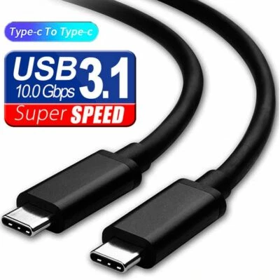 USB C Type-C Male to Type-C PD Fast Charger Data Cable for Samsung S9 S10 Plus - image 1 of 4