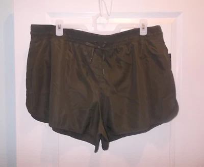 Avia Women's Size 3X Green Athletic Running Shorts With Side Pocket - Image 1 of 4