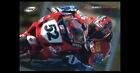 Rare AFFICHE JAMES TOSELAND MotoGP Action Ducati Moto Racing Premium 27x39