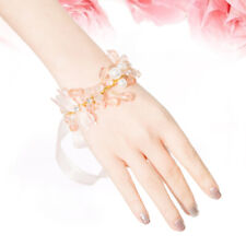  Prom Bridesmaid Flower Bracelet Wedding Floral Corsages Korean