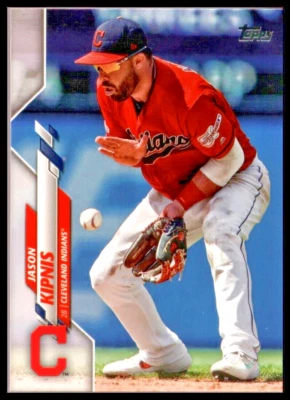 2020 TOPPS #284 JASON KIPNIS CLEVELAND GUARDIANS - Image 1 of 2