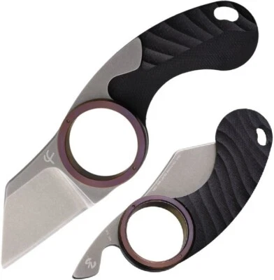 Cuchillo Plegable Fred Perrin Le Griffe 1.5" 440C Acero Reverso Tanto Hoja G10 Foto 1 de 3