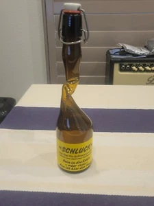 Twisted Neck Brown German Beer Bottle with Sealable Lid Unique Perfect for Bar - Picture 1 of 9