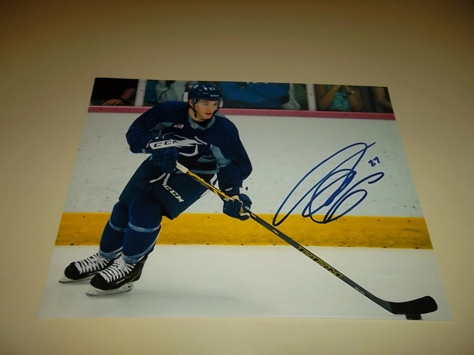 Foto firmada a mano por Jonathan Drouin 11x14 Tampa Bay Lightning NHL autógrafo hockey Foto 1 de 1