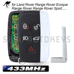 Fits for Land Rover Range Rover Sport Evoque 2010-2015 Complete Remote Key Fob - Picture 1 of 5