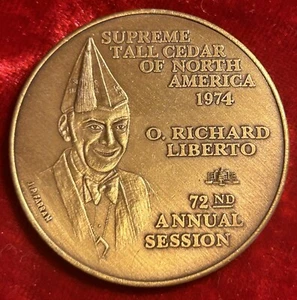 Tall Cedar of North America - 1974 - Supreme Tall Cedar - Medallion. Lot # 2256. - Picture 1 of 2