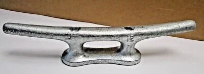 Botín de base abierta de hierro gris galvanizado en caliente de 12 pulgadas para barcos y muelles Foto 1 de 3