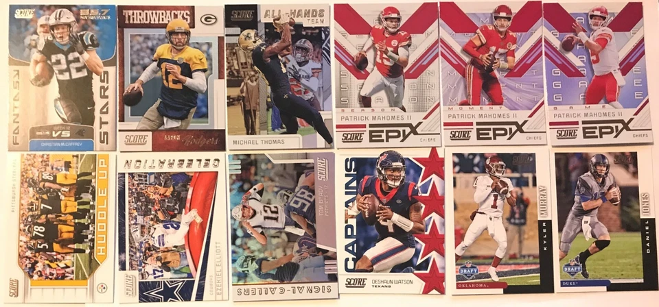2019 Score Football Inserts NFL Draft/Throwbacks/Signal-Callers/Epix (You Pick) - Image 1 of 1