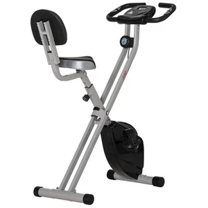 Soozier Foldable Upright Training Exercise Bike Stationary X Bike with 8 Levels - Picture 1 of 9