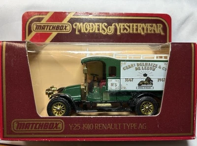MATCHBOX  Y-25 1910 RENAULT TYPE AG DELHAIZE 1984 VTG - Image 1 of 4