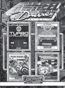 4 WHEEL DRIVE COMMODORE AMIGA/ATARI ST MANUALE USATO ITA FR1 88914 - Photo 1/2