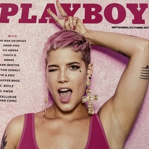 Playboy Magazine September/October 2017 HALSEY Cover Hefner's Final Issue - Picture 1 of 9