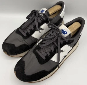 New Balance 237 Black/Grey/White Suede/Fabric Trainers MS237GA Men's UK Size 9.5 - Picture 1 of 13