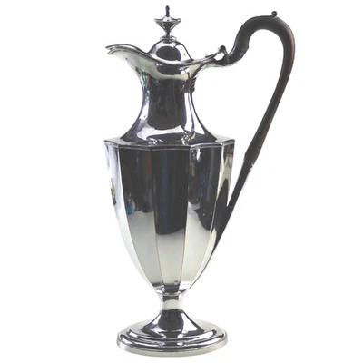 Jarra de vino grande antigua georgiana plato Sheffield 32 cm C. principios del siglo XIX Foto 1 de 4