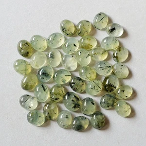 Natural Prehanite Oval Cabochon 5x7mm to 20x25mm Loose Gemstone - Picture 1 of 4