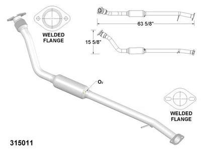 Catalytic Converter for 2001 Pontiac Montana - Image 1 of 2