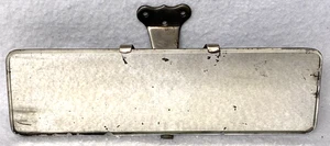 VINTAGE CAR REAR VIEW MIRROR,AUTOMOBILE,DASH/OVERHEAD MOUNT?MID-WEST GLASS CO.!! - Picture 1 of 4