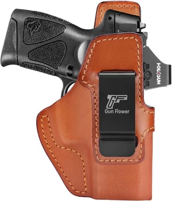 IWB Leather Holster for Taurus G3C/G2C/G2S/G3C Toro/TX22 Compact/PT111/PT140 G2 - Image 1 of 4