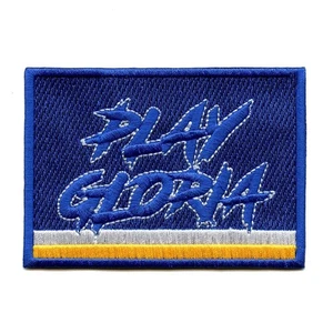 St Louis Play Gloria Hockey Embroidered Iron-on Patch - Picture 1 of 1