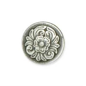 Diablo Round Concho 1/2" (1.3 cm) Tandy Leather 7414-01 - Picture 1 of 1