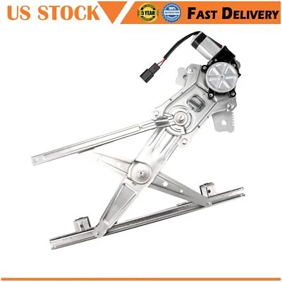 Power Window Regulator w/ Motor Front Left Driver for 2003-07 Saturn Ion - Image 1 of 4