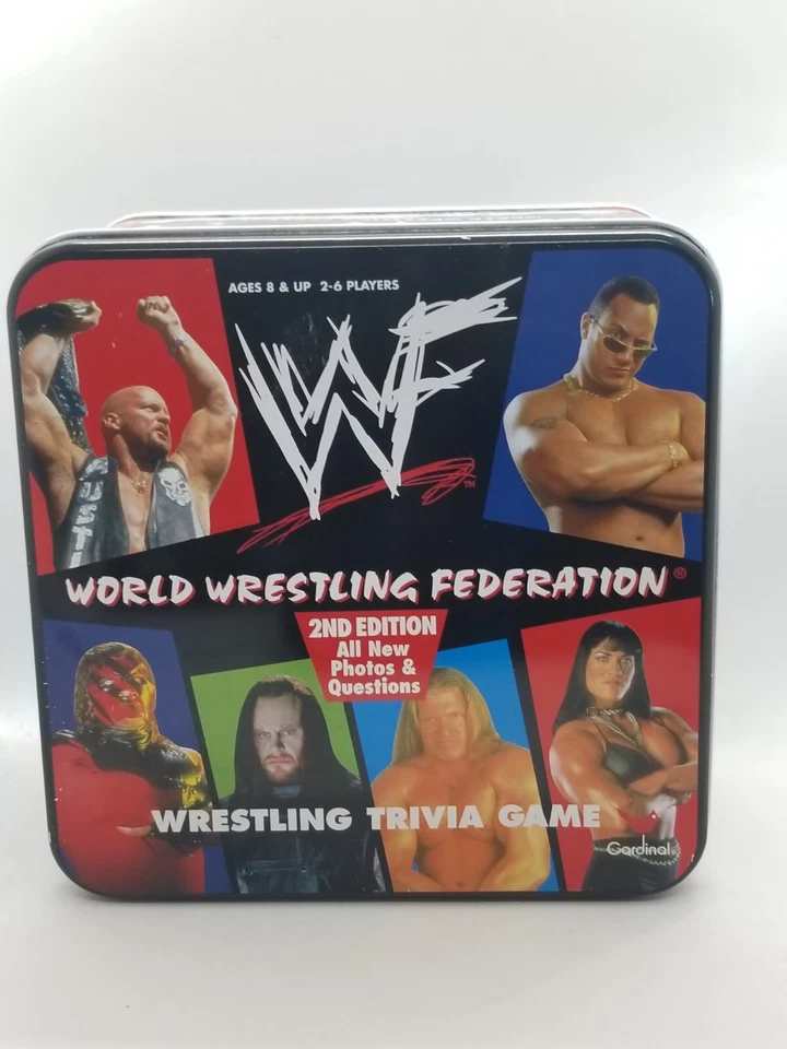 Cardinal WWF 1999 SEGUNDA EDICIÓN TRIVIA JUEGO COMPLETO Foto 1 de 4