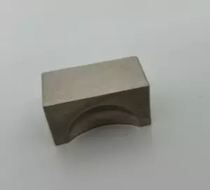 Original Omnia Stollenwand Riegelwand Möbelgriff Tür Knopf Metall Eckig rar - Bild 1 von 3
