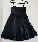 Out With Evie Dress Womens Size 8 Dress LBD Little Black Dress Flare Ruffle