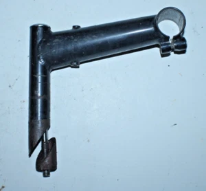 Vintage Black 22.2/25.4mm MTB Quill Stem 135mm 15º Rise Road Steel USA Shipper - Picture 1 of 10