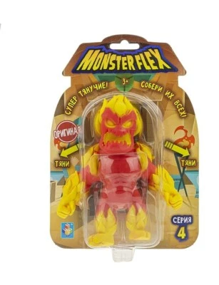 (☆▽☆) Monster Flex 4' огонь монстр серии супер эластичный огонь монстр фигурка (☆▽☆) - Изображение 1 из 4
