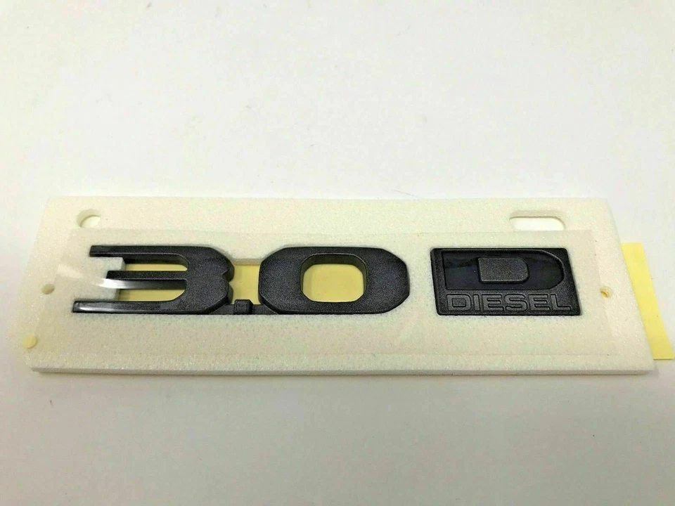 Jeep Wrangler JL 18-20 3,0 L diésel placa de identificación emblema Mopar nuevo gris granito Mopar Foto 1 de 1