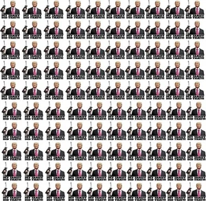 100 Stück Meine Tarife Did That GASPUMPE Trump Did That Aufkleber Zapfsäulenaufkleber - Bild 1 von 3