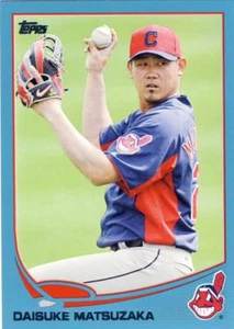 (75) 2013 Topps Update DAISUKE MATSUZAKA Walmart Blue Base Indians #US36 LOT - Picture 1 of 1
