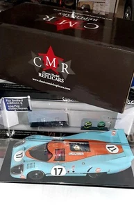 CMR 1.12 : PORSCHE 917 LH "GULF" + Vitrine :SIFFERT / BELL  # 17 24 du Mans 1971 - Picture 1 of 11