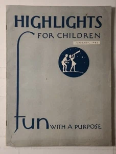 Vintage HIGHLIGHTS FOR CHILDREN Magazine (January 1952) - Imagen 1 de 5