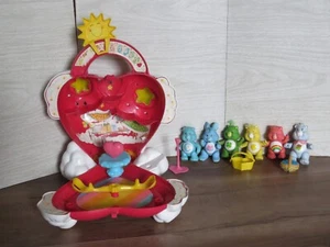 VTG 1983 Care Bears Care-A-Lot Playset w/ Accessories 6 PVC Poseable Bears AS IS - Picture 1 of 24