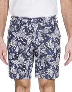 Slate & Stone Mens Novelty Ross Shorts 30 Blue Parrot Floral - NWT $138 - Picture 1 of 3