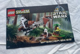 LEGO Instructions Booklet Star Wars 7128 Speeder Bikes