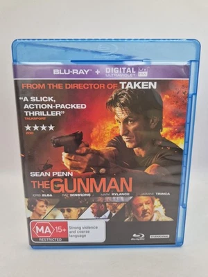 The Gunman (Blu-ray, 2015) NO Digital - Like New - Free Shipping #b8 - image 1 of 3