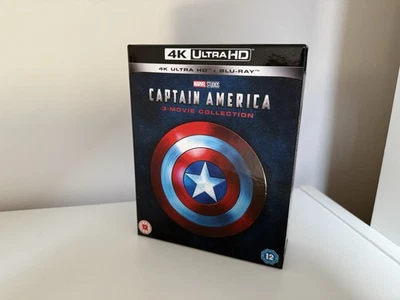 Captain America Trilogy 4K UHD Ultra High Definition Part 1 2 3 Movie Film 1-3 - Image 1 of 4