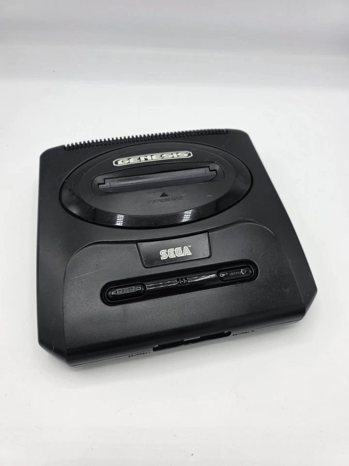 Consola Sega Genesis Modelo 2 3bp Triple Bypass Mod Resumen Completo Azul LED Solo Foto 1 de 4