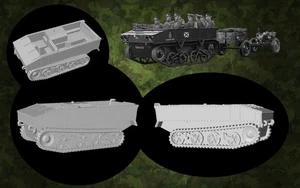 Kit maqueta para montar y pintar - Vehículo militar - Vickers Dragon - 1/72 - Imagen 1 de 1