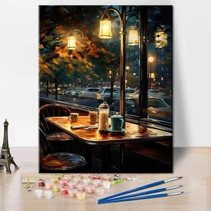 Paint by Numbers Kit DIY Canvas Painting Set for Adults Kids Home Decor Gift DIY - Picture 1 of 7