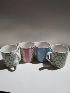 4 x Cath Kidston Country Various Designs Coffee Tea Mug Cup Set OFF 18 - Picture 1 of 17