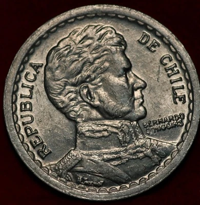1954 Chile Un Peso Foreign Coin - Image 1 of 2