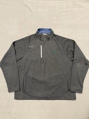 Top Pullover Zero Restriction Fisher's Island Club 1/4 Cremallera 100 Gris Para Hombre Talla XL Foto 1 de 4